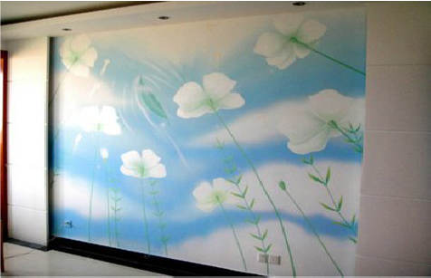 峨边彝族自治县画墙绘怎么画好白云的蓬松感？