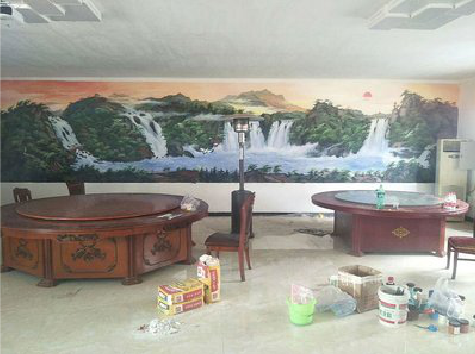 峨边彝族自治县墙绘-写实风景