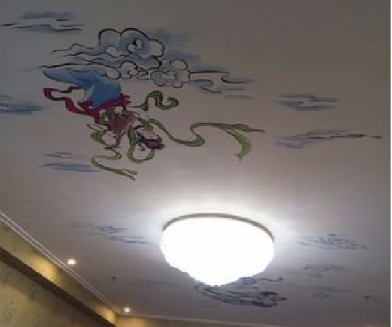 峨边彝族自治县如何快速绘制天花板上的手绘墙？