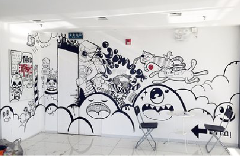 峨边彝族自治县手绘墙并非传统涂鸦。