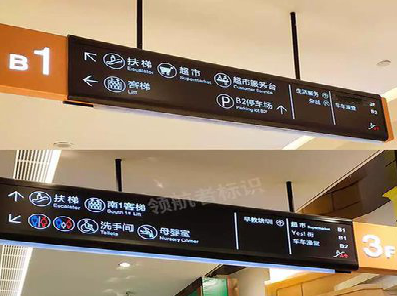 峨边彝族自治县如何通过商场标识牌引导客流分布？